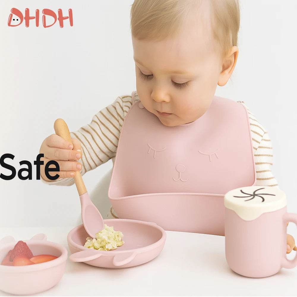 Silicone Baby Feeding Set — Gentle Weaning Essentials, alternate angle