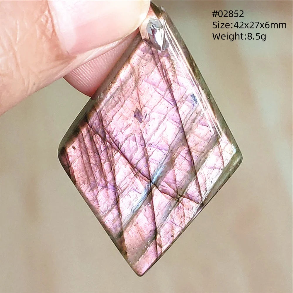 Labradorite Teardrop Pendant — A Soothing Blue Gemstone, premium quality view