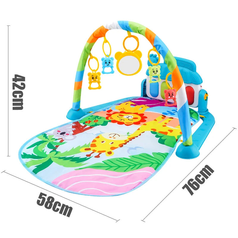 Baby Activity Gym — Musical Piano Play Mat, lifestyle setting