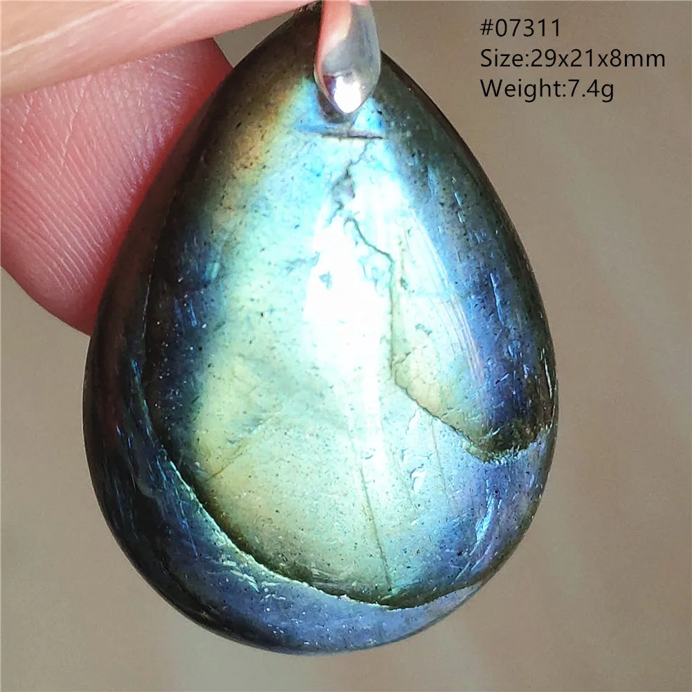 Labradorite Teardrop Pendant — A Soothing Blue Gemstone, cozy moment