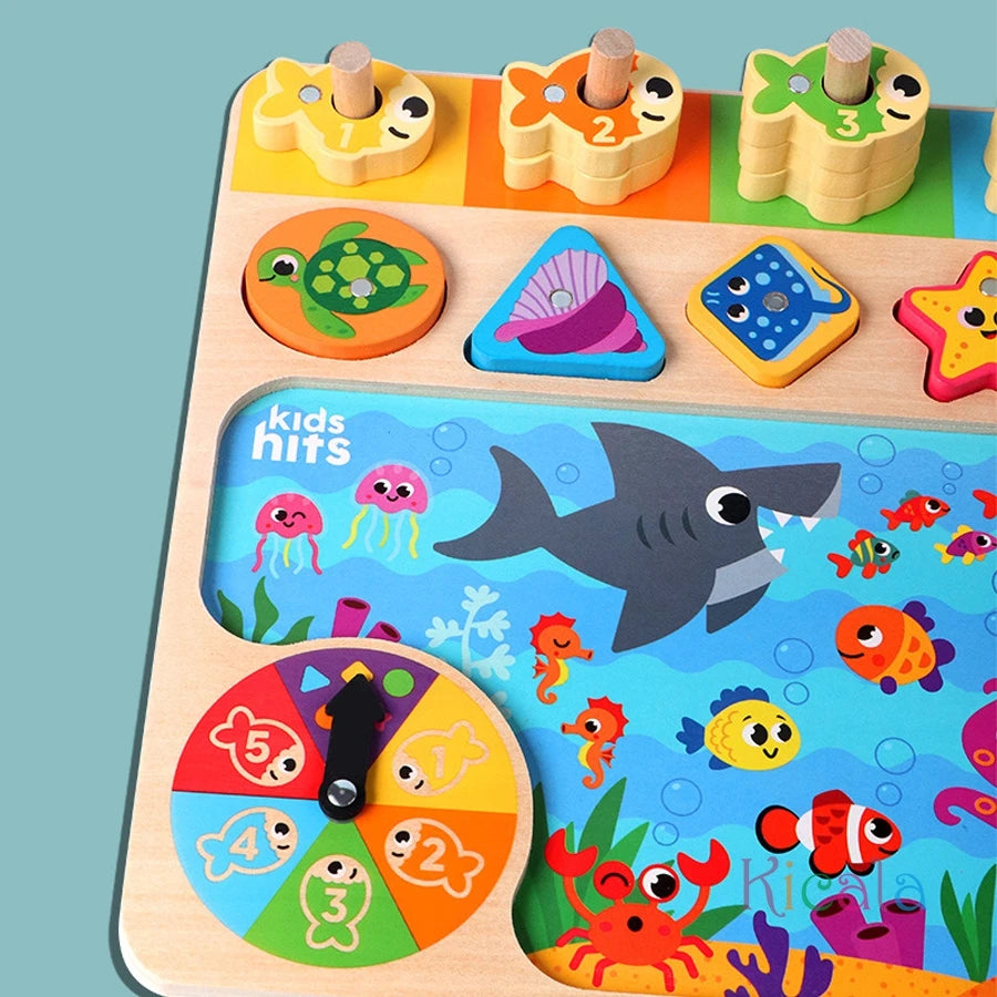 Montessori Wooden Activity Board — Early Learning Fun, premium quality view