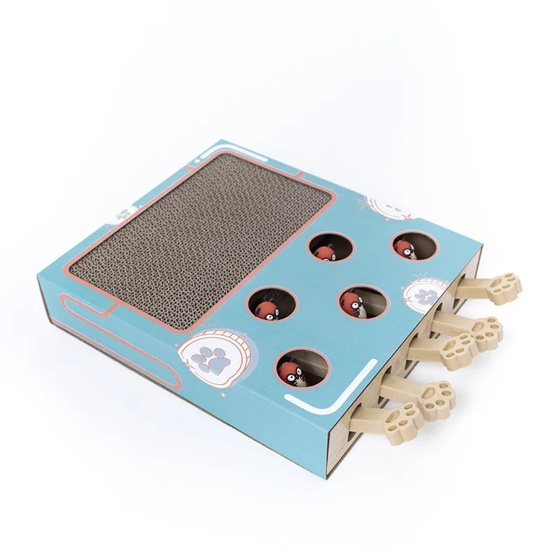 Cat Whack-a-Mole Scratcher — Engaging Playtime, lifestyle setting