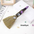 Crystal Altar Broom — Sacred Space Decor, ambient mood shot