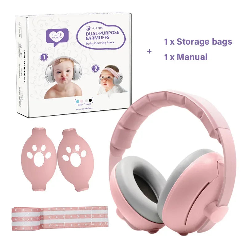 2-in-1 Baby Earmuffs — Peaceful Sound Protection, premium quality view