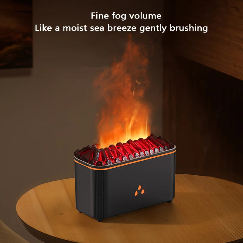 Flame Essential Oil Diffuser — Gentle Ambiance