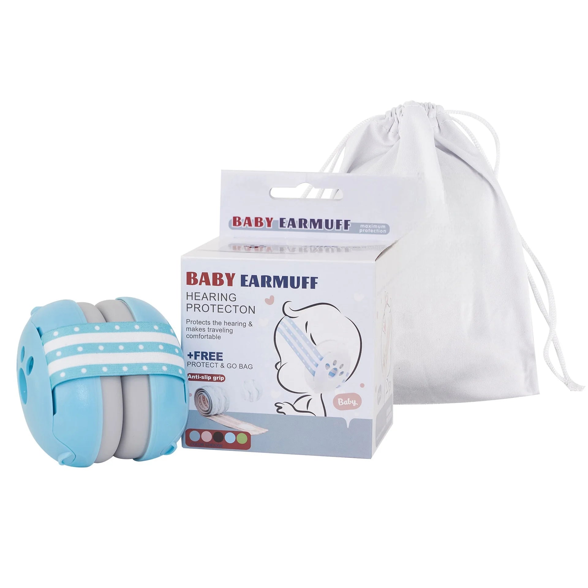 2-in-1 Baby Earmuffs — Peaceful Sound Protection, elegant display