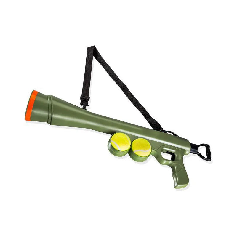 Pet Tennis Ball Launcher — Interactive Dog Play, soft texture detail