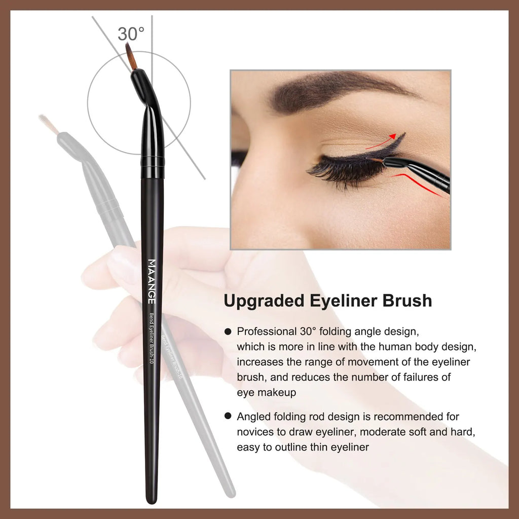 25-Piece Makeup Brush Set — Full Face & Eye Kit