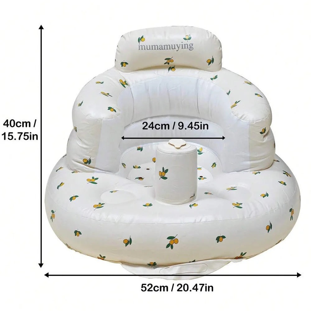 Inflatable Baby Bathtub — Gentle Bath Time, in use