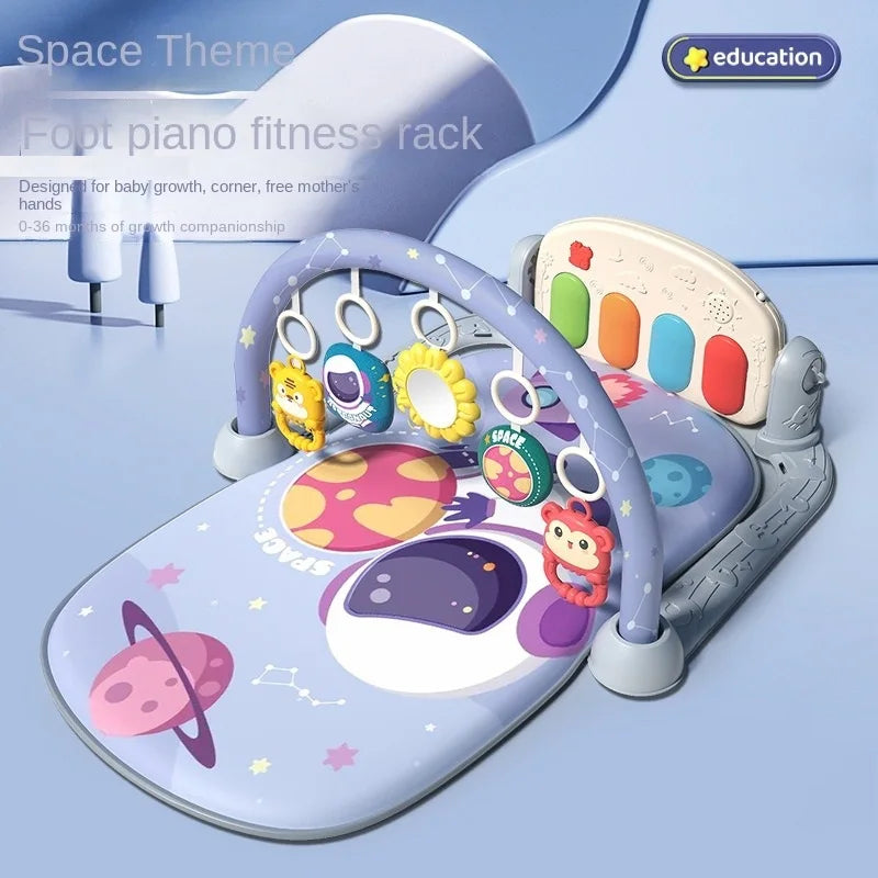 Baby Activity Play Mat — Musical Sensory Fun, natural styling