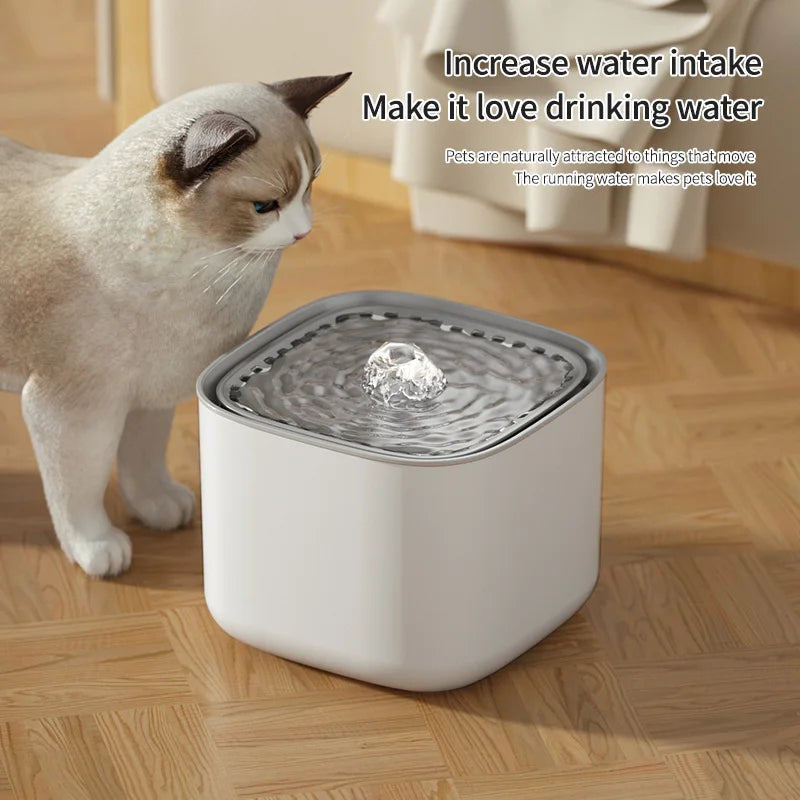 Pet Water Fountain 3L — Automatic Filtered Dispenser
