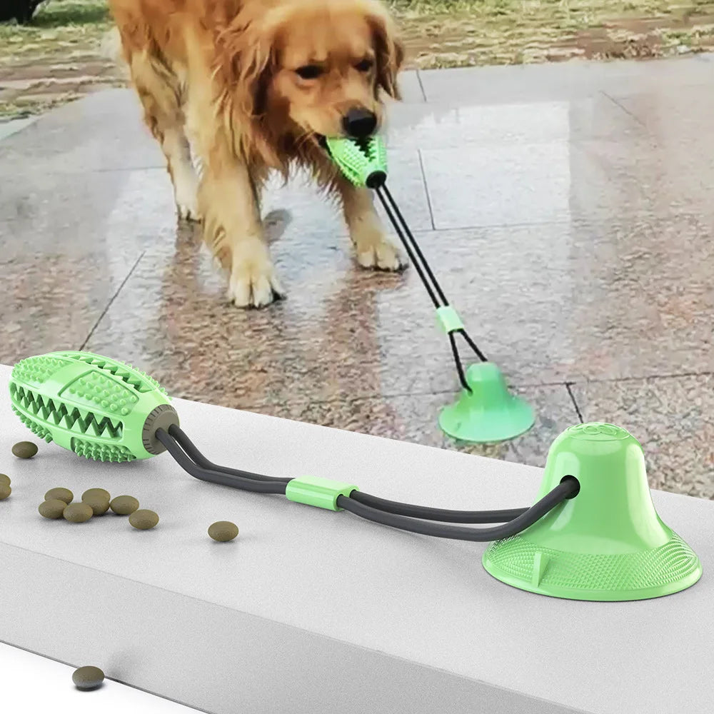 Suction Cup Pull Dog Toy — Dental Cleaning, alternate angle